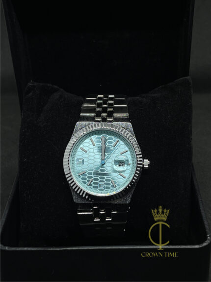 Rolex Oyster Perpetual Land-Dweller Tiffany Blue